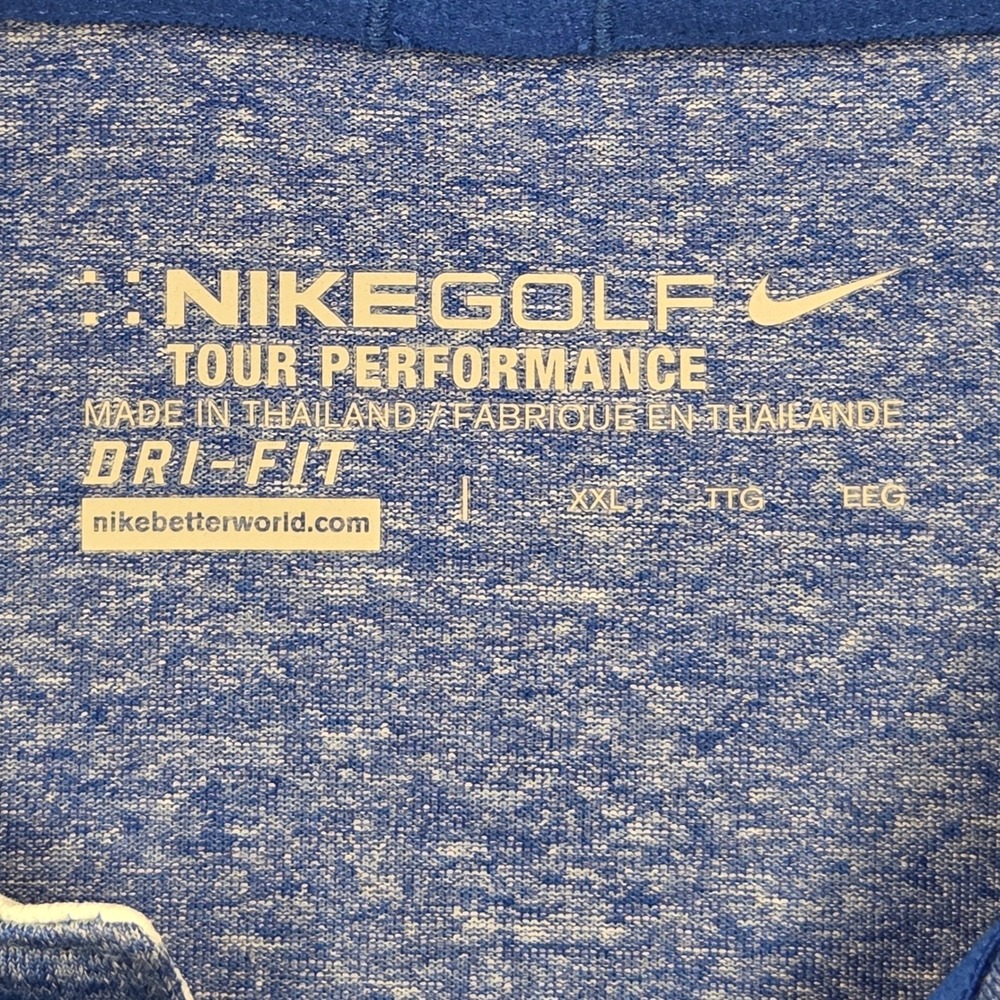 Nike Golf Dri-Fit Performance Victory Polo Shirt Florida Gators Blue Mens 2XL - Picture 4 of 10